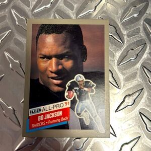 1991 fleer all pro bo jackson  #10/26 mint condition